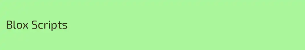 Blox Scripts